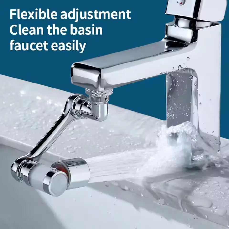Metal 1080° Rotation Faucet Extender with Filter